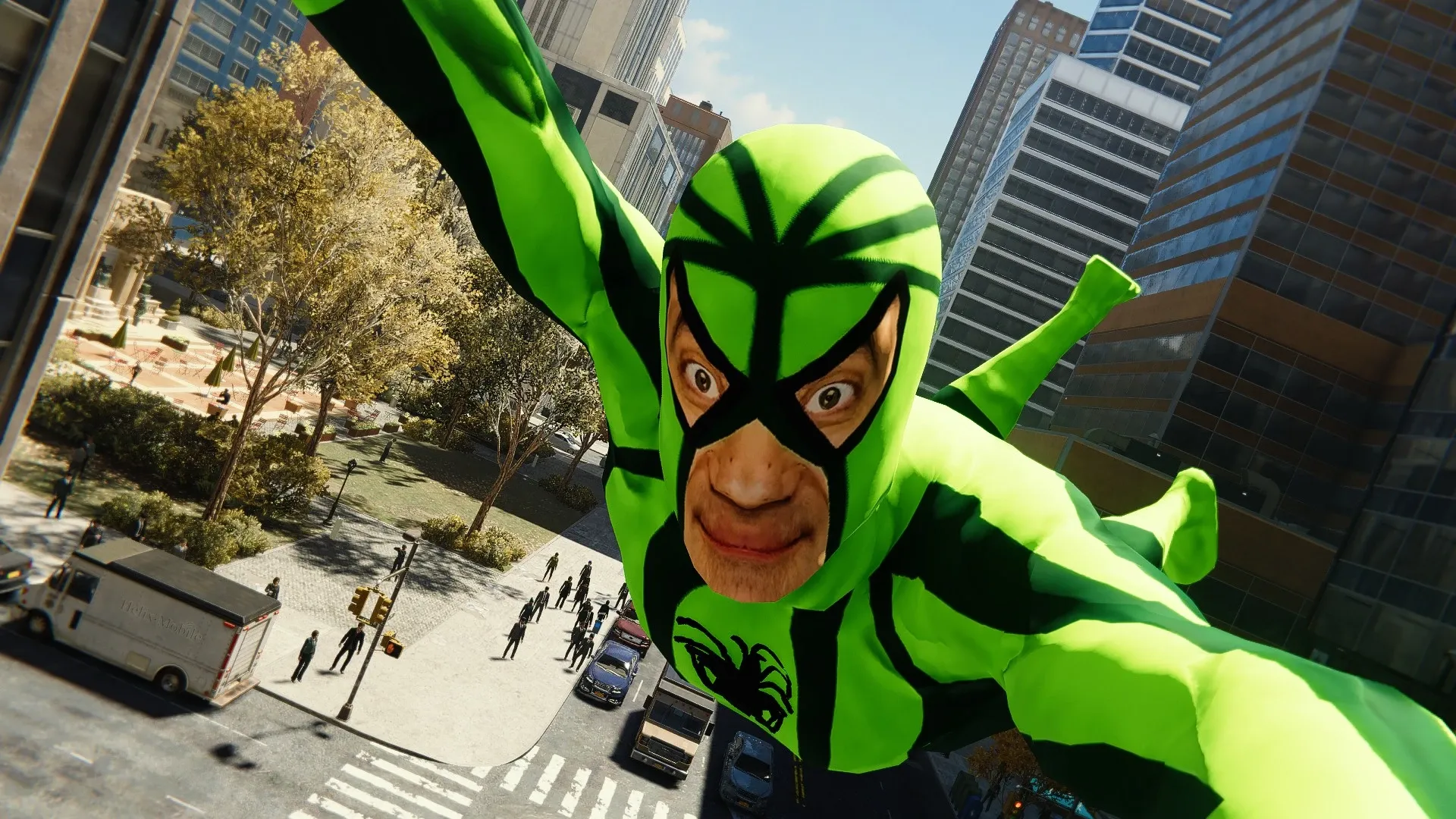 Saat Mr Bean Jadi Spider-Man